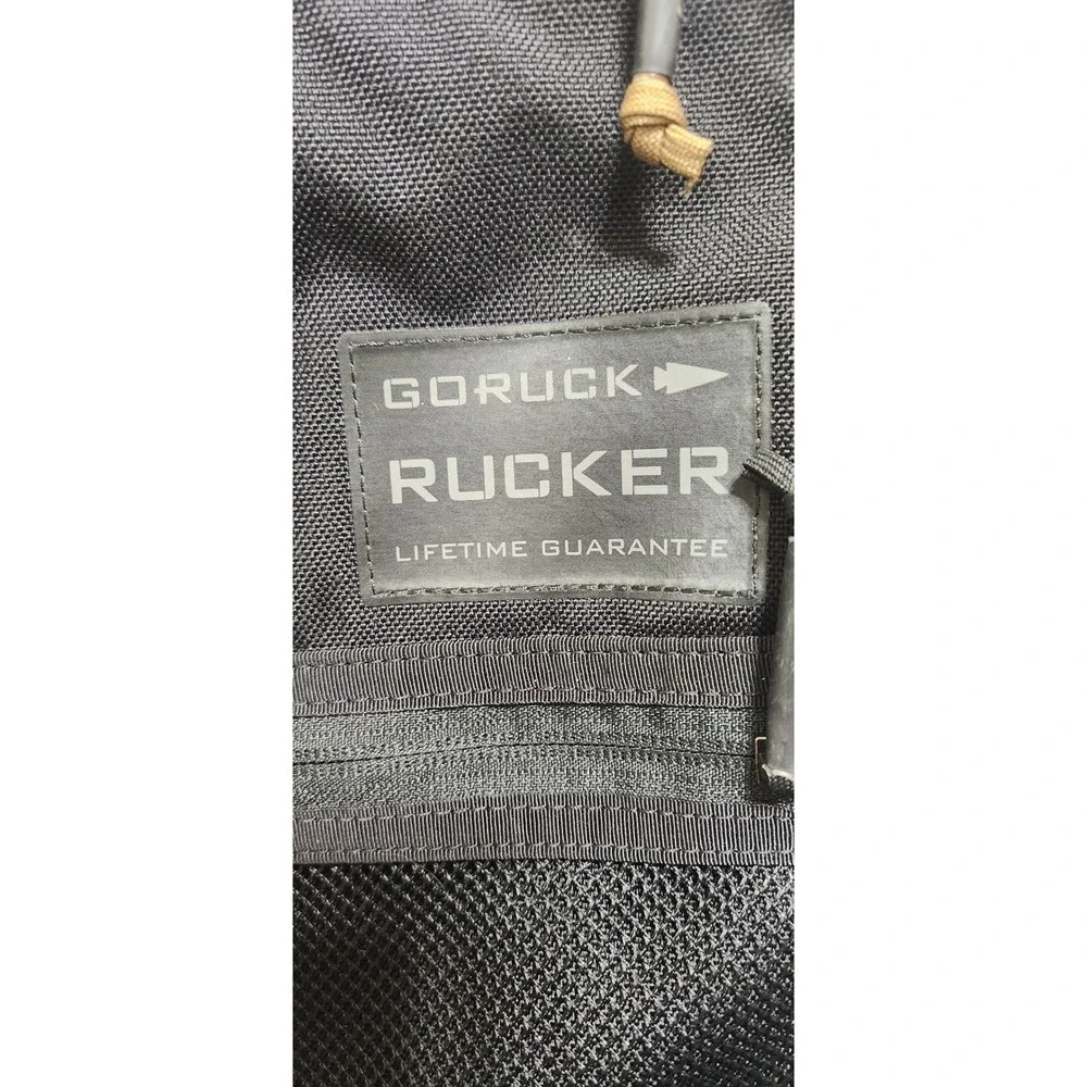 GORUCK GR2cRucker Training Backpack Black Tactical Rucking Bag MOLLE Webbing
